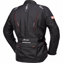 IXS Lorin-ST Veste textile de moto, noir-rouge, taille L pour Hommes