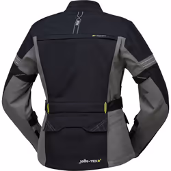 IXS Laminat ST-Plus Veste textile de moto de dames, noir-gris, taille XL pour Femmes