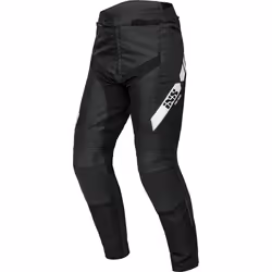 IXS RS-500 1.0 Pantalon de moto en cuir / textile, noir-blanc, taille M 31 32 pour Hommes