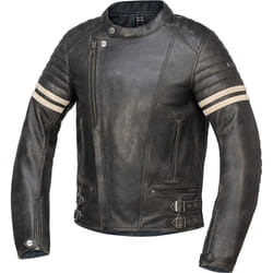 IXS Andy Veste en cuir de moto, noir, taille 48 pour Hommes
