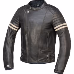 IXS Andy Veste en cuir de moto, noir, taille 52 pour Hommes