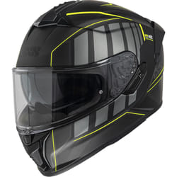 IXS 422 FG 2.1 Casque, noir-jaune, taille S pour Hommes