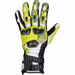 IXS RS-200 3.0 Gants, noir-blanc-jaune, taille L pour Hommes