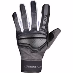 IXS Evo-Air Gants de moto pour dames, noir-gris-blanc, taille M pour Femmes