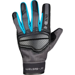 IXS Evo-Air Gants de moto pour dames, noir-bleu, taille L pour Femmes