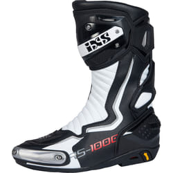 IXS RS-1000 Bottes de moto, noir-blanc, taille 44 pour Hommes