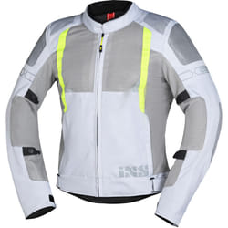 IXS Trigonis-Air Veste textile de moto, gris-jaune, taille 4XL pour Hommes