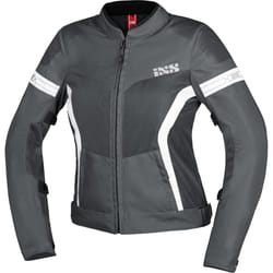 IXS Trigonis-Air Veste textile de moto pour dames, gris, taille L pour Femmes