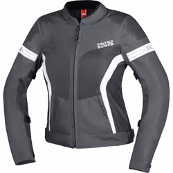 IXS Trigonis-Air Veste textile de moto pour dames, gris, taille L pour Femmes