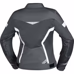 IXS Trigonis-Air Veste textile de moto pour dames, gris, taille L pour Femmes