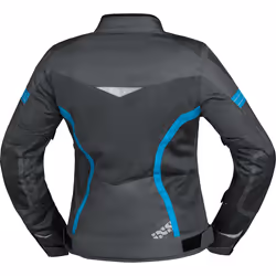 IXS Trigonis-Air Veste textile de moto pour dames, gris-bleu, taille 3XL pour Femmes