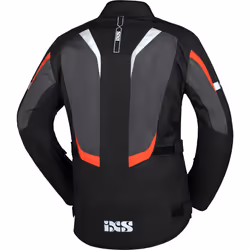 IXS Gerona-Air 1.0 Veste textile de moto, noir-gris-rouge, taille 4XL pour Hommes