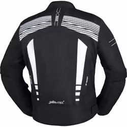 IXS RS-400-ST 3.0 Veste textile imperméable à l'eau pour moto, noir-blanc, taille S pour Hommes - Vue supplémentaire 3