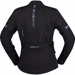 IXS Evans-ST 2.0 Veste textile imperméable à l’eau pour dames de moto, noir, taille M pour Femmes