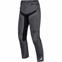 IXS Trigonis-Air Pantalon textile de moto pour dames, noir-gris, taille 3XL pour Femmes