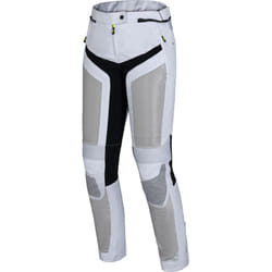 IXS Trigonis-Air Pantalon textile de moto pour dames, noir-gris, taille M pour Femmes