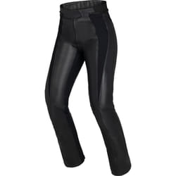 IXS Aberdeen Pantalon en cuir de moto pour dames, noir, taille XL pour Femmes
