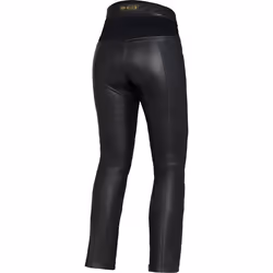 IXS Aberdeen Pantalon en cuir de moto pour dames, noir, taille XL pour Femmes