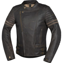 IXS Andy Veste en cuir de moto, brun, taille 54 pour Hommes