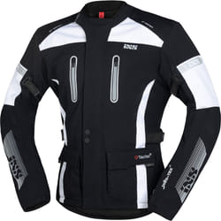 IXS Tour Pacora-ST Veste textile de moto, noir-blanc, taille 4XL pour Hommes