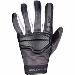 IXS Evo-Air Gants de moto, noir-gris-blanc, taille 2XL pour Hommes