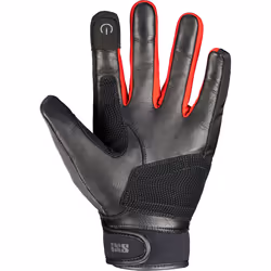 IXS Evo-Air Gants de moto, noir-gris-rouge, taille 2XL pour Hommes