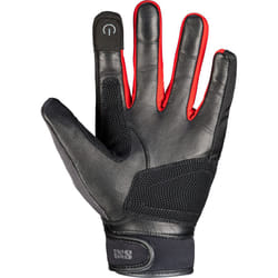 IXS Evo-Air Gants de moto, noir-gris-rouge, taille M pour Hommes