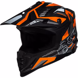 IXS iXS363 2.0 Casque de motocross, noir-orange, taille XS pour Hommes