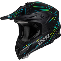 IXS iXS189FG 2.0 Casque de motocross, noir-jaune, taille XL pour Hommes