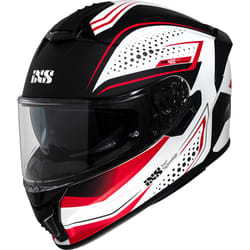 IXS iXS422 FG 2.2 Casque, blanc-rouge, taille XL pour Hommes