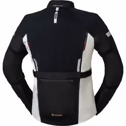 IXS Horizon-GTX Veste textile de moto, noir-blanc, taille L pour Hommes