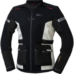 IXS Horizon-GTX Veste textile de moto, noir-blanc, taille 4XL pour Hommes