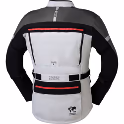 IXS Montevideo-ST 3.0 Veste textile de moto imperméable, noir-gris, taille 5XL pour Hommes