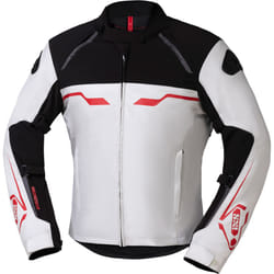 IXS Hexalon-ST Veste textile de moto imperméable, noir-blanc-rouge, taille 3XL pour Hommes