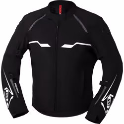 IXS Hexalon-ST Veste textile de moto imperméable, noir-blanc, taille 4XL pour Hommes