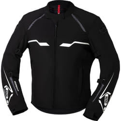 IXS Hexalon-ST Veste textile de moto imperméable, noir-blanc, taille 4XL pour Hommes