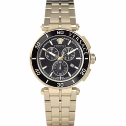 Versace Montre Homme VE3L00522 Noir Argenté (Ø 24 mm)