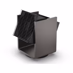Stadler Form Alex, Chauffage de ventilateur électrique, 7 h, IP21, Intérieure, Sol, Titane
