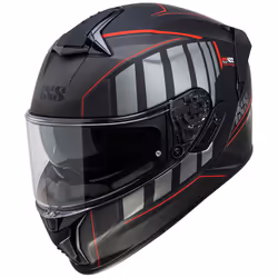 IXS iXS422 FG 2.16 SV Casque, noir-rouge, taille L pour Hommes