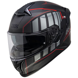 IXS iXS422 FG 2.16 SV Casque, noir-rouge, taille S pour Hommes