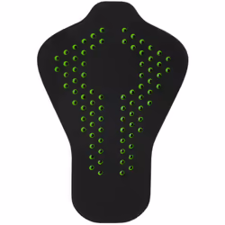 IXS CCS Level 2 Protection dorsale, noir-vert, taille XL pour Hommes