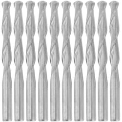 10 pièces fraise à tête sphérique à double bord 3.17522mm