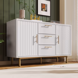 【Style luxueux et moderne】la forme simple mais élégante avec des nervures décoratives sur les façades est un incontournable p ...