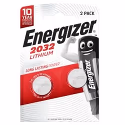 Energizer 637986, Batterie à usage unique, CR2032, Lithium, 3 V, 2 pièce(s), 235 mAh