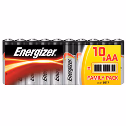 Energizer Classic AA, 10pcs, Batterie à usage unique, AA, Alcaline, 1,5 V, 10 pièce(s), -18 - 55 °C