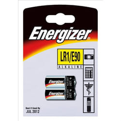 Lot de 2 piles alcaline e90, 1.5 V, ENERGIZER
