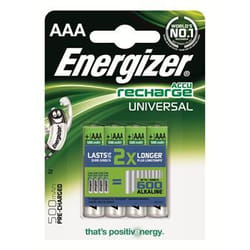 Energizer 7638900306965 pile domestique Batterie à usage unique AAA Hybrides nickel-métal (NiMH)