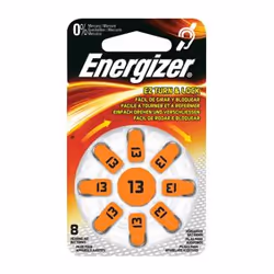 Energizer ENZINCAIR13-8P, Batterie à usage unique, Zinc-Air, 1,4 V, 8 pièce(s), 280 mAh, 5,4 mm