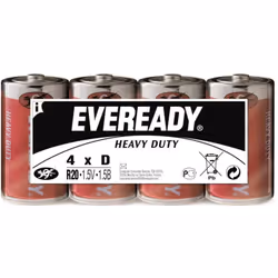 enquête Lot de 4 description Eveready ® Super Heavy Duty est la solution carbone-zinc abordable qui fournit de l'électricité  ...