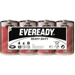 Eveready SHD Pile LR20 (D) carbone-zinc (saline) 1.5 V 4 pc(s) W759093